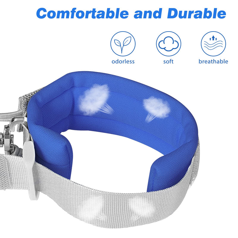 [Australia] - Zooawa Toddler Leash, Toddler Kids Harness Anti Lost Wrist Link with Magnetic Lock, Reflective Safety Baby Child Walking Wristband Leash for 2,3,4 Years Old Boys Girls, Blue 1 Count (Pack of 1) 