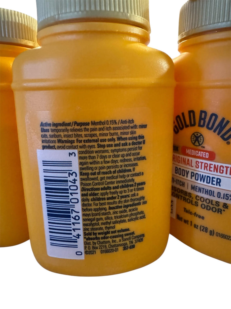 [Australia] - Gold Bond Medicated Body Powder Original Strength 1 oz 