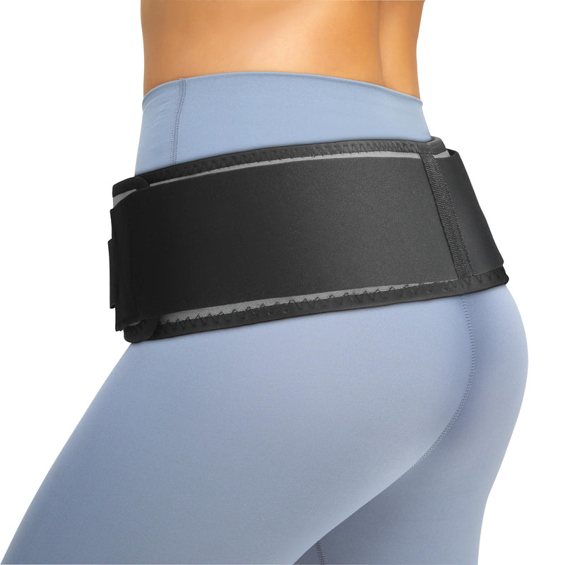 Sacroiliac Hip Belt for SI Joint Dysfunction – USA Patented SI Belt for Women & Men. Lower Back Brace & Hip Support for Pelvic, Nerve, Sciatica Pain Relief. Adjustable & Non-Slip (Regular) REGULAR (Hip Size 32-47 inch)