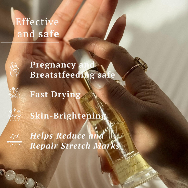 [Australia] - Promise Stretch Mark Prevention Kit, Scars and Dry Skin, Ultra-Hydrating Stretch Mark Cream and Stretch Mark Oil for Pregnant Women, Vegan, Non-Toxic, Set 