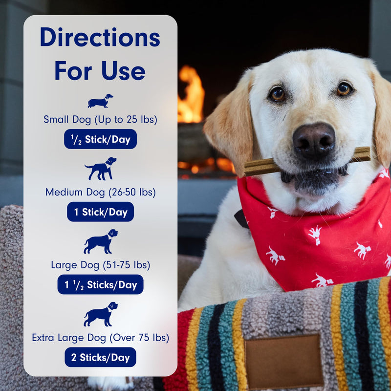 PetLab Co. Dental Sticks – Dog Dental Chews -Target Plaque & Tartar Build-Up at The Source - Designed to Maintain Your Dog’s Oral Health, Keep Breath Fresh and Provide Digestive Help (24 Sticks) Prebiotic 24 Count (Pack of 1) - PawsPlanet Australia