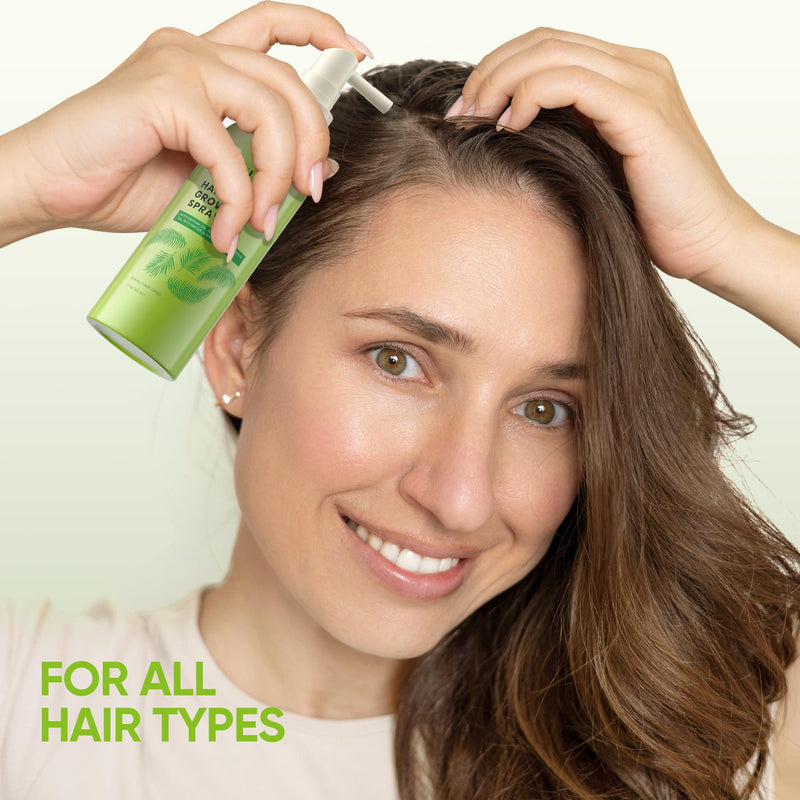Hair Growth Serum Spray - with Rosemary Batana Oil Biotin for Hair Loss and Thinning Hair - Thicker Fuller Hair for Women Men 2 Fl Oz (Pack of 1) 2 Fl Oz (Pack of 1)