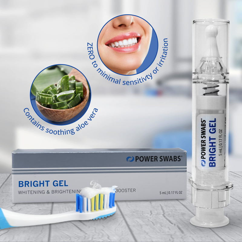[Australia] - Teeth Whitening Gel | Bright Gel | Gentle Teeth Whitening | Dentist Formulated | Professional Teeth Whitener & Stain Remover | 0.17 Fl Oz 