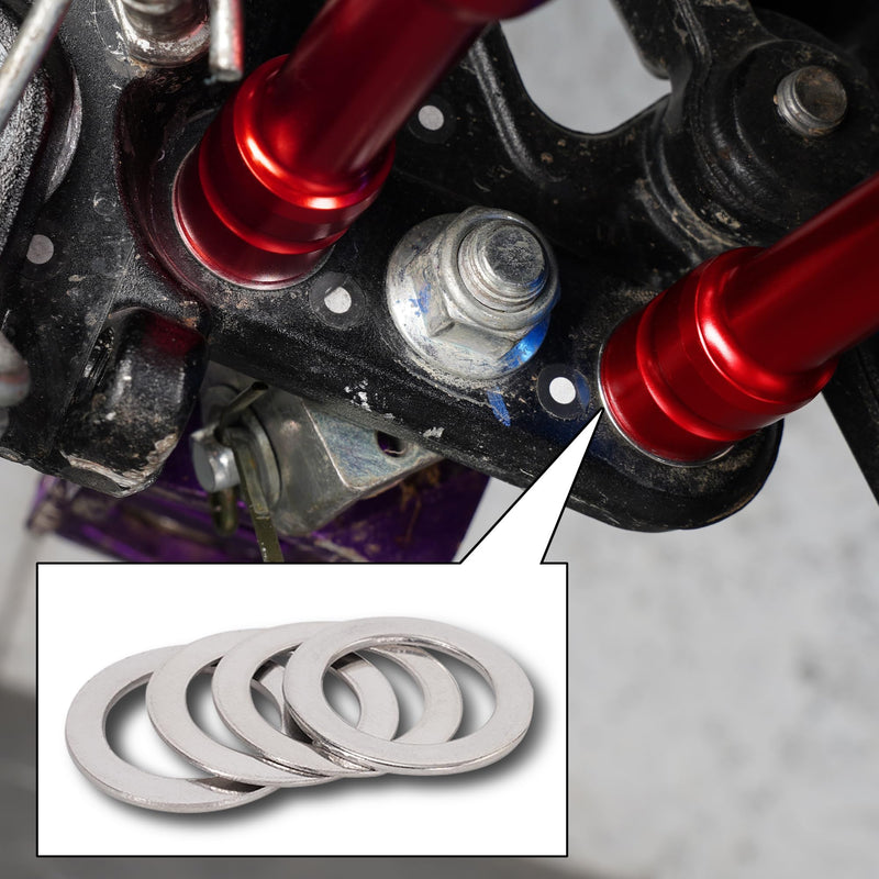 Foot Pegs Support Brace for Sur Ron 6061 Aluminum for Sur Ron Surron Light Bee X/S Segway X260 X160 Electric Bike Dirt Bike, Red