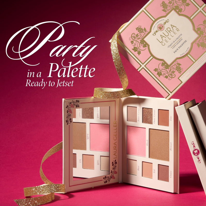 [Australia] - LAURA GELLER NEW YORK Annual Party in a Palette Full Face Palette Set (01 Ready to Jetset!) 01 Ready to Jetset! 