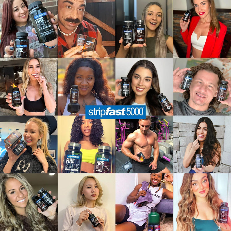 [Australia] - stripfast5000 Fire Bullets with K-CYTRO for Women and Men 60 Count (Pack of 1) 