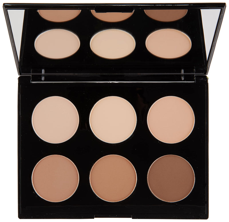[Australia] - YANY Beauty Contour & Highlight Palette, Sculpt, Define, Palette Powder Contour Kit with Mirror - 6 Highly Pigmented Matte Colors For Contouring And Highlighting 