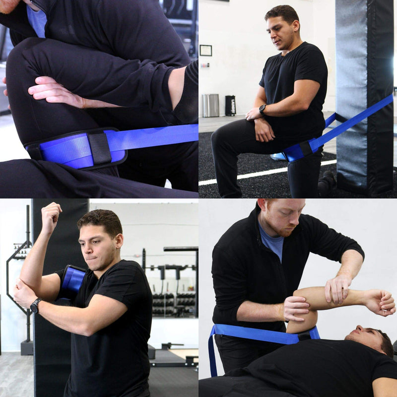 [Australia] - Extremity Mobilization Belt, Strap, Band Intended for Physical Therapy, Rehab, Stretching, Manual Traction, and Mobility with Pad 
