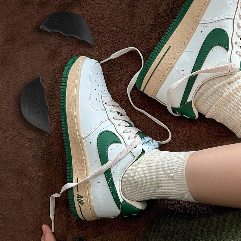 [Australia] - Shoe Fillers Inserts for Loose Shoes - Anti Slip Toe & Heel Pads with Ergonomic Design | Adjustable Insoles for Big Shoes Prevent Heel Slippage | Unisex Comfort. Black M:(Half to One Size Bigger) 