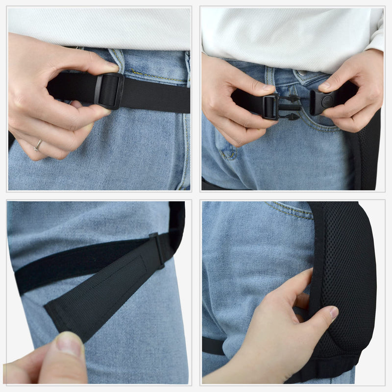 Elderly Hip Protector Pad Hip Fracture Protector Cushion for Injury Falls Prevention Woman Man Hip Pants Hip Bones Pad