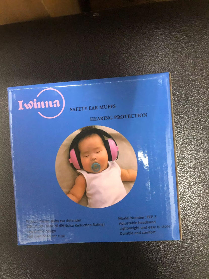[Australia] - Baby Noise Cancelling Headphones Infant Ear Protection Comfortable Noise Reduction Ear Muffs for Babies Toddler 1 Months to 2 Years, Pink 