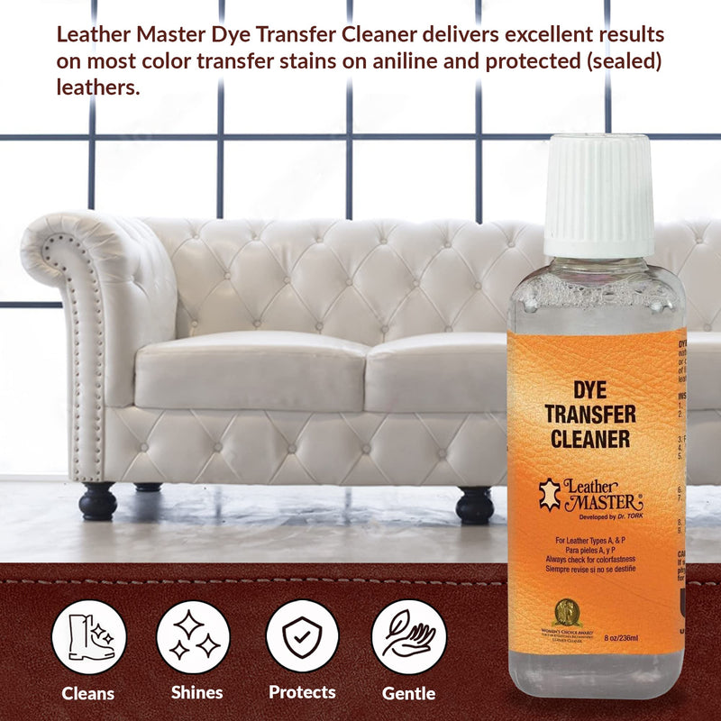 [Australia] - Leather Master Leather Dye Transfer Cleaner 236 milliliters 