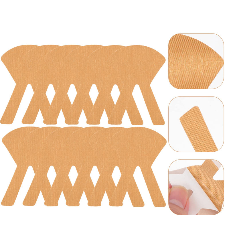 [Australia] - Healifty 24pcs Home Fastener Pastes Adhesive Tubing Holder Cannula Feeding Catheter Stomach Sticker Bridge Hospital Patch Face Clinic Nose Woven Paste Khaki Stickers Tube Devices for Khakix2pcs 9X6.5CMx2pcs 
