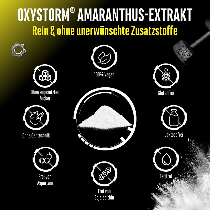 [Australia] - Nitrate Powder (Oxystorm®) 75 g - Pure Amaranthus Leaf Extract Powder - Ideal for Pre Workout Booster - Pure Powder - Vegan 