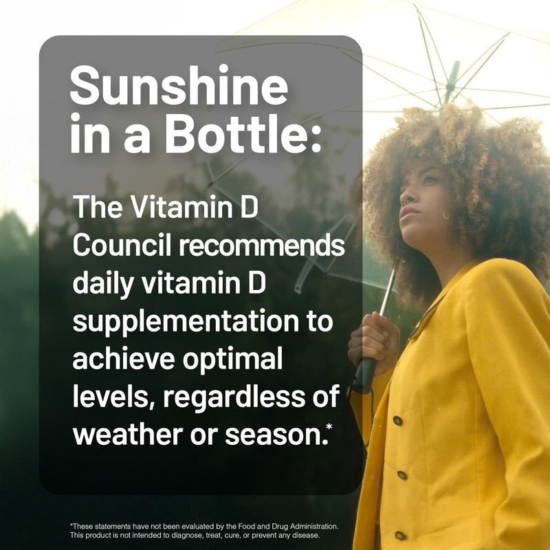 NatureWise Vitamin D3 5000IU Supplement, Bone & Immune Health, 30 Softgels