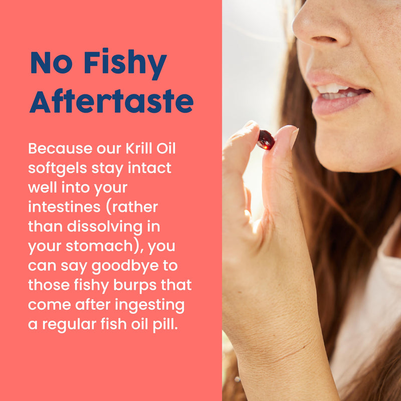 [Australia] - NativePath Antarctic Krill Oil - Wild-Caught Omega 3 Krill Oil 500mg Softgels with EPA, DHA and Astaxanthin - Omega 3 Supplement for Joint, Heart, Brain and Immunity - 60 ct - No Fishy Aftertaste 60 Count (Pack of 1) 