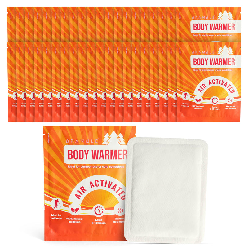[Australia] - BRAMBLE 40 pack air-activated heat patches, heat pads, back warmers - back, legs, arms, shoulders - sports, outdoor, hiking, golf, football spectators (up to 8 hours) 