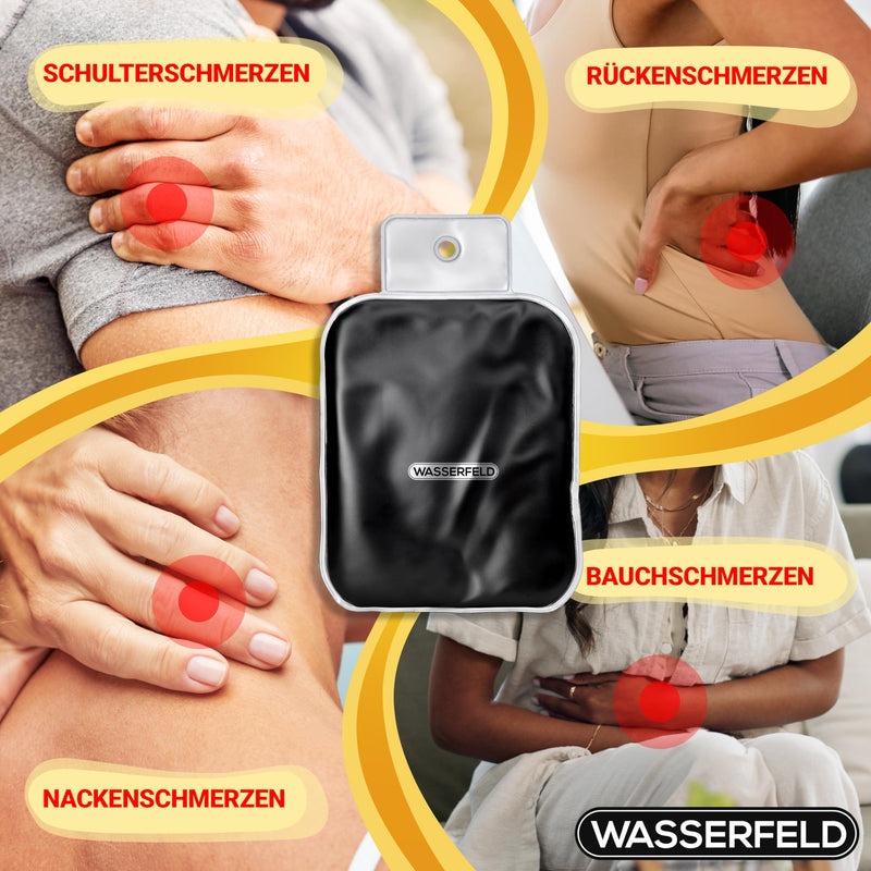 [Australia] - WASSERFELD® Moor pillow for microwave - High-quality heat pillow microwave including cover - Therapeutic moor pillow for neck, shoulder, back and stomach - Moor heat pillow against tension With cover 