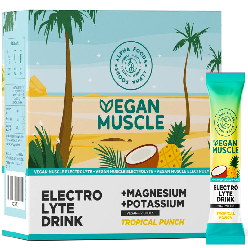 [Australia] - Electrolyte complex powder - sodium, magnesium, potassium - without sugar - support for sports hydration - fruit punch flavor - 30 servings of electrolytes fruit punch 