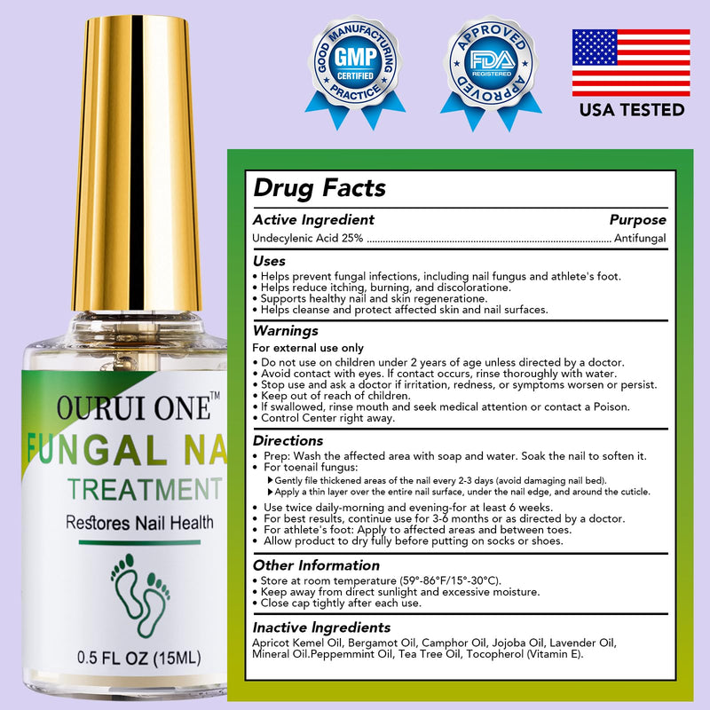 Toenail Fungus Treatment Extra Strength, 30ML Fungal Nail Treatment for Thick, Yellow, Discolored Nails, 4 Weeks Toe Nail Fungus Treatment, Ingrown Toenail, Athletes Foot, Nail Growth & Strengthener
