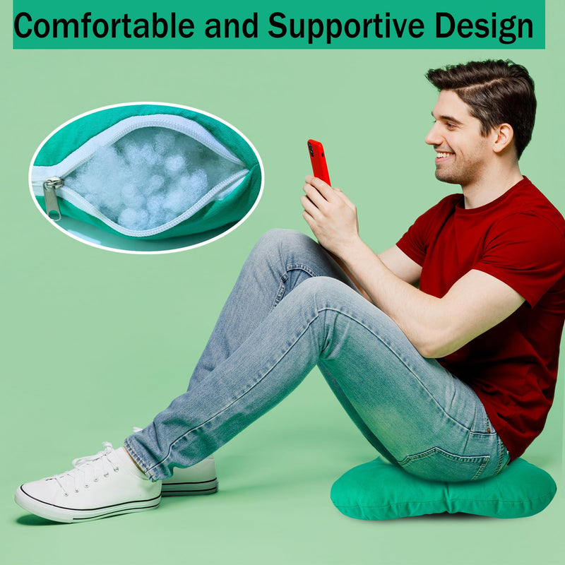 [Australia] - JuGeoZhi Bed Sore Cushion Donut Pillow - Soft Butt Hemorrhoid Pillow for Sitting Tailbone Pain Postpartum Doughnut Pillow Pad for Butt Positioning, 12x12 Inch 