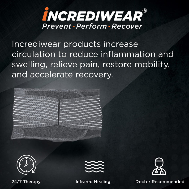 [Australia] - Incrediwear Back Brace - Back Support Brace for Back Pain Relief from Muscle Pain, Sciatica or a Herniated Disc, Everyday Lower Back Lumbar Support (XX-Large) XX-Large 