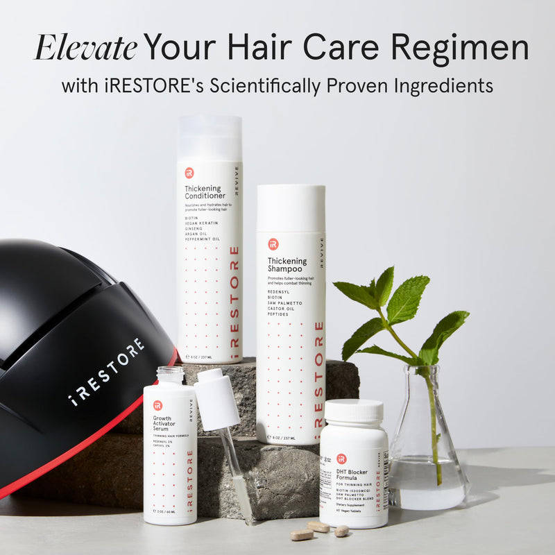 iRestore Anti Hair Loss and Thinning Shampoo - Biotin Formula for Hair Growth, Thickening and Volumizing for Men & Women Fresh 8 Fl Oz (Pack of 1)