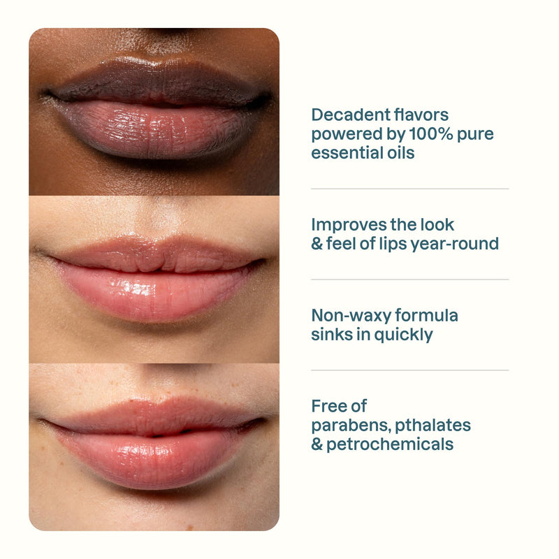 Cliganic Tinted Lip Balm Set - 4 Colors, Hydrating, Enriched with Vitamin E, Cruelty Free, Stocking Stuffer Gift 0.6 Ounce (Pack of 1)