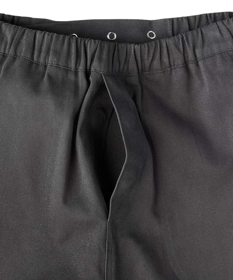 [Australia] - Silverts Men's Open Back Magnetic Fly Pants - Adaptive Clothing for Elderly - Senior Dressing Mobility Aid for Disabled Large Black 