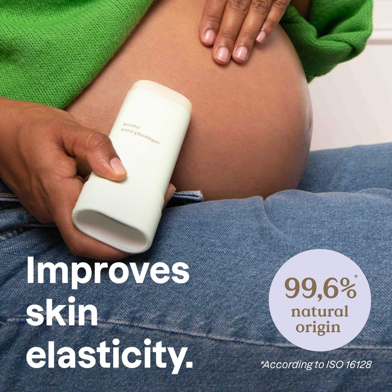 [Australia] - ATTITUDE Plastic-Free Stretch Mark Prevention Oil Bar, EWG Verified, Plant and Mineral-Based Ingredients, Vegan and Cruelty-free Maternity Products, Pink Argan, 3 Ounces 