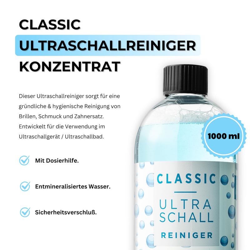 [Australia] - Ultrasonic cleaner concentrate for every ultrasonic device Hygienic & material-friendly cleaning for glasses, jewelry & dentures | Developed by the optician (Action 2025) Action 2025 