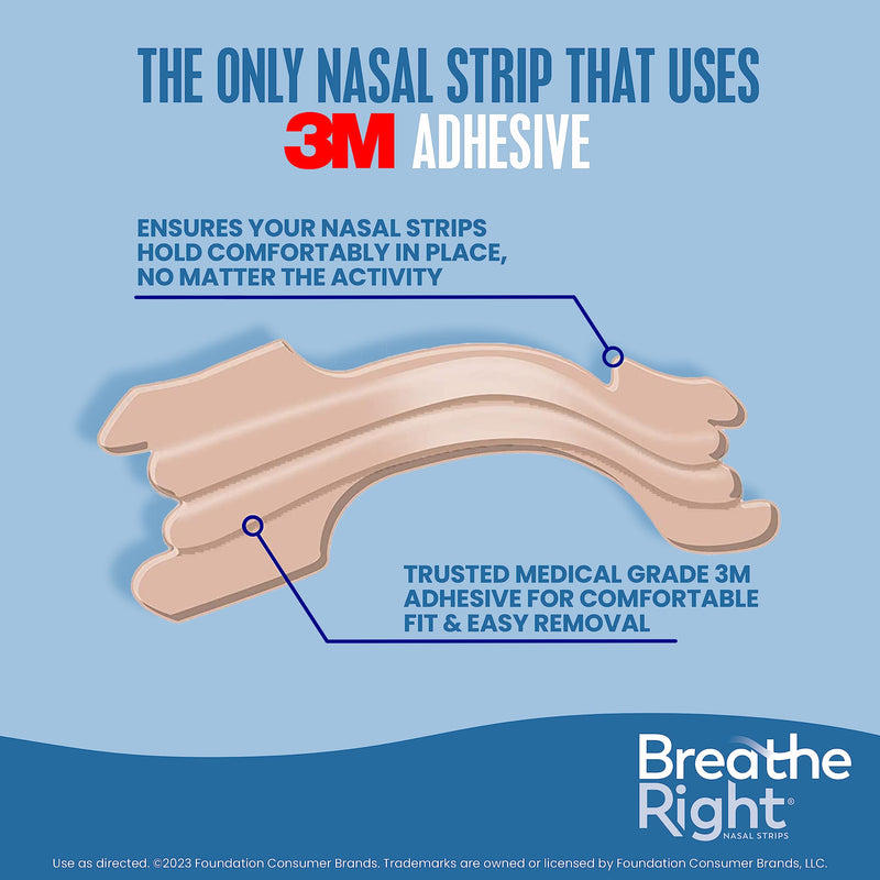 [Australia] - Breathe Right Original Nasal Strips | Tan Nasal Strips | Sm/Med | Help Stop Snoring | Drug-Free Snoring Solution & Instant Nasal Congestion Relief Caused By Colds & Allergies 30ct (packaging may vary) 