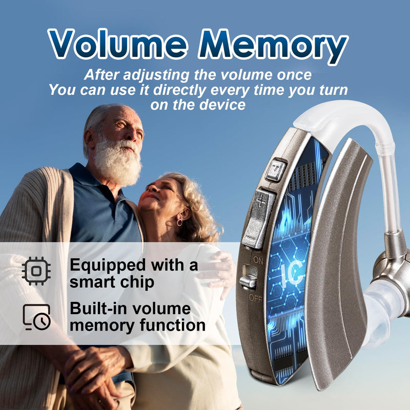 Britzgo Device, 500-hour Ultra-long Battery Life, Advanced Noise Cancellation, Delivers Exceptional Sound Quality, Ensures Crystal-clear Daily Conversations. (1, Silver) Silver-Single
