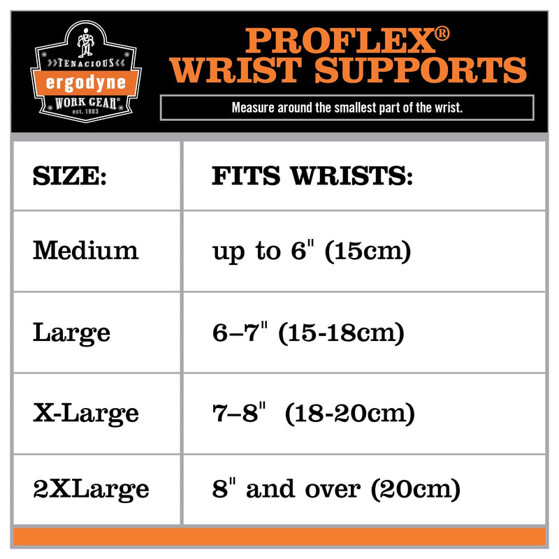 [Australia] - Ergodyne ProFlex 4010 Double-Strap Left Wrist Support, Tan, Large 