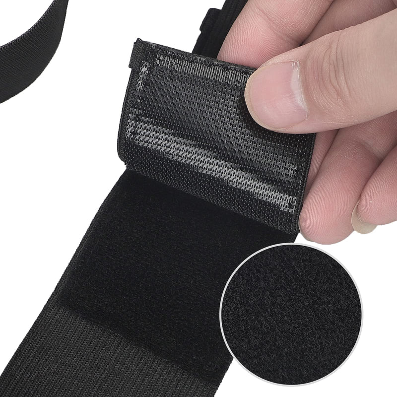 [Australia] - Peritoneal Dialysis Belt Catheter Holder Waistband Abdominal Protection Belt Feeding Tube Holder PD Dialysis Accessories Drainage Tube Fixation Waist Belt with Pocket for Secure Dialysis Line Black 