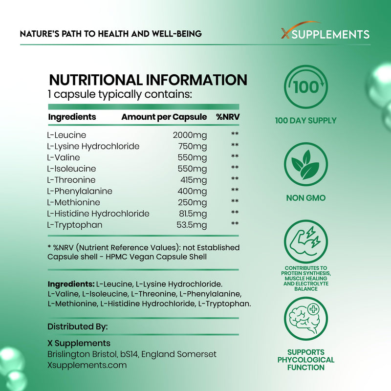Essential Amino acids 100 Capsules