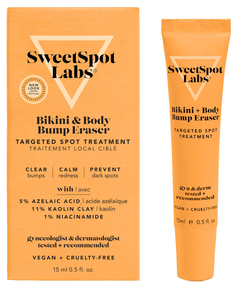 [Australia] - SweetSpot Labs Bikini & Body Bump Eraser | Treat Razor Bumps & Dark Spots | With Essential Ingredients Niacinamide & Bentonite Clay | 0.5 oz Bump Eraser (Pack of 1) 