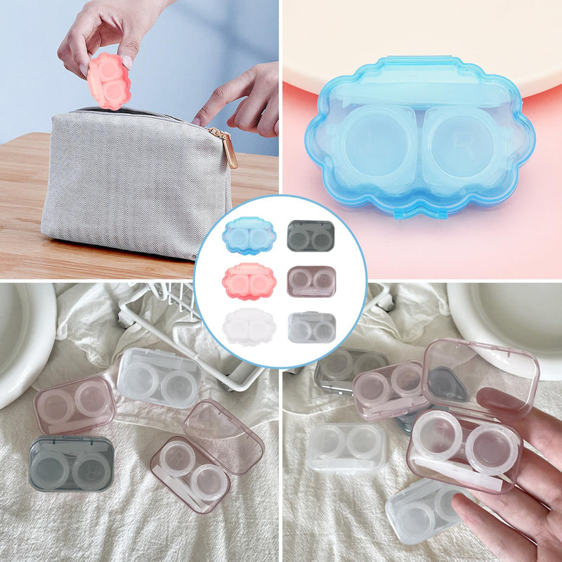 [Australia] - 6-piece contact lens insertion aid, soft and hard contact lens insertion aid, contact lens aid with storage box, multi-coloured contact lens insertion aid, contact lens remover 