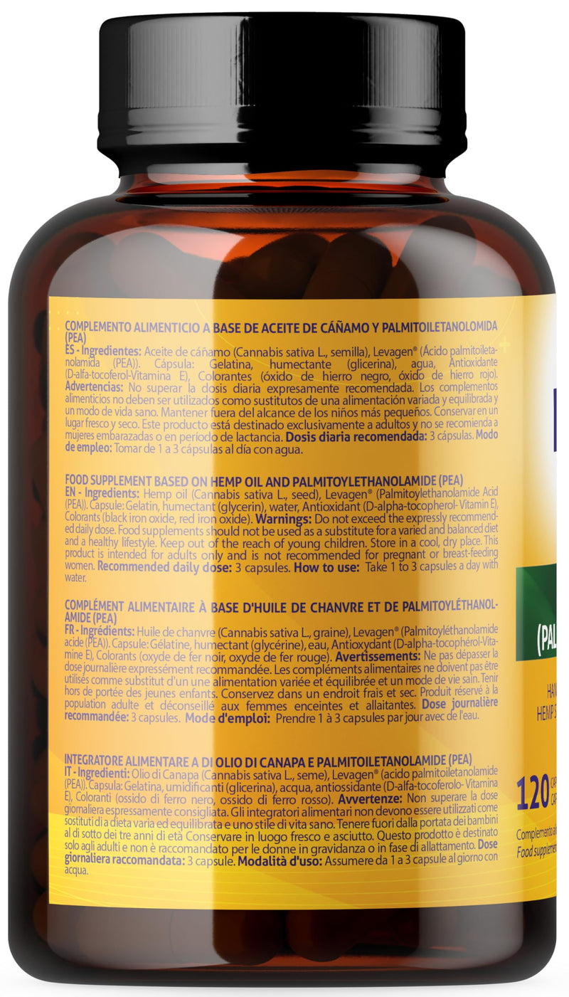[Australia] - Kinoko Life PEA Palmitoylethanolamide 120 capsules. Gluten free 