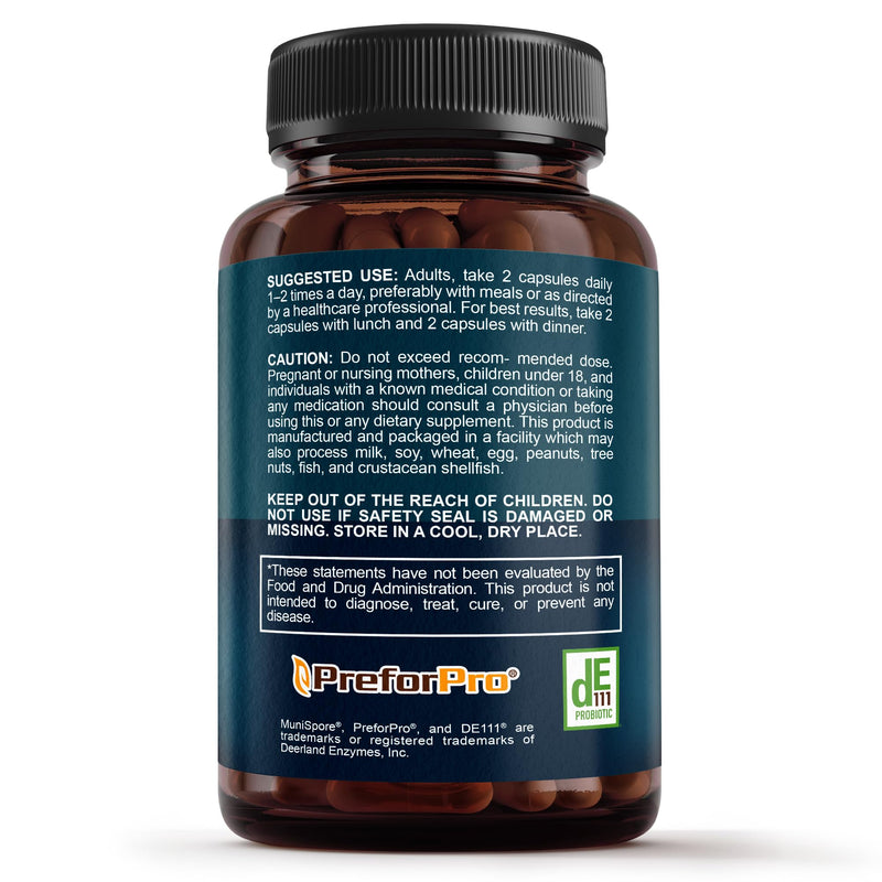 [Australia] - Premium 4-in-1 Probiotic Prebiotic, Postbiotic & Digestive Enzymes for Men & Women ‚Äì Supports Gut, Digestion & Immunity ‚ÄìComplete Gut Health with Pre, Post, Probiotics & Digestive Enzymes‚Äì60 Capsules 
