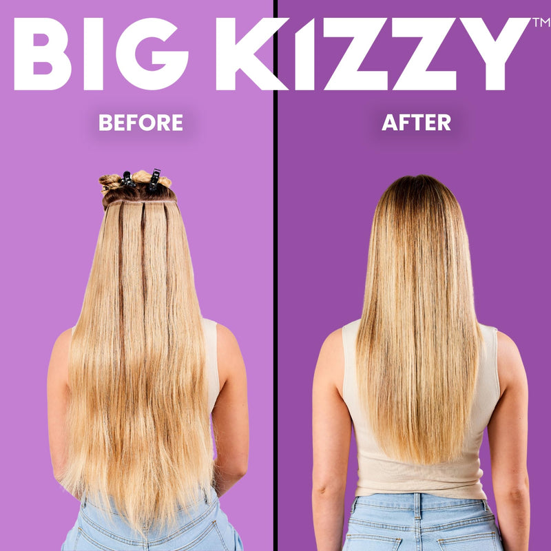 Big Kizzy Tape in Extension Remover Spray - Remover 1 (8oz) - Fastest and Easiest Tape In Remover - Compatible with all Human Hair Extension Tape