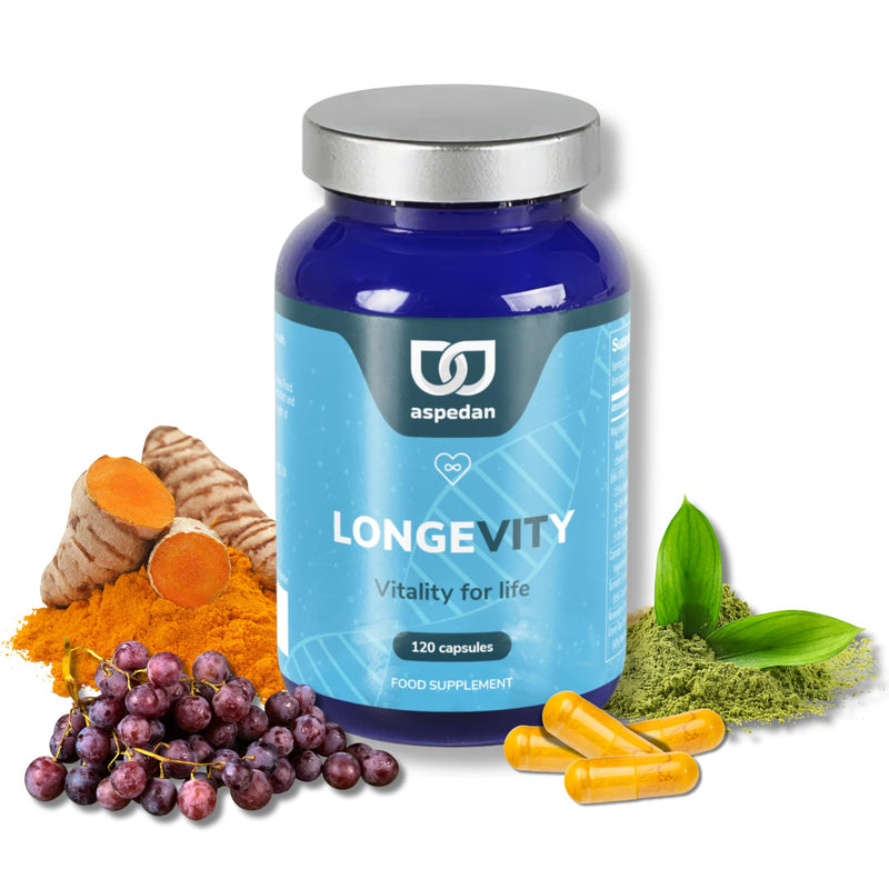Longevity – Complete Daily Multivitamin with Resveratrol, Omega‑3, CoQ10, Probiotics, Magnesium & Zinc – All‑in‑One Support for Energy, Immunity, Brain & Gut Health