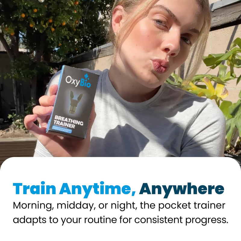 [Australia] - Oxy Respiratory Trainer | Breathe Easier with Stronger Lungs | Made with High Grade Silicone 