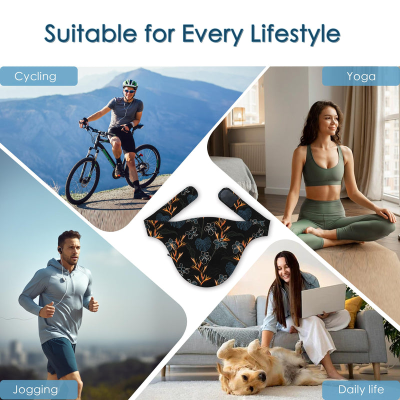 [Australia] - Ostomy Belt | Leak & Odor Protection | Abdomen Ostomy Bag Covers for Men and Women | Sports and Daily Life | Size S, Flower Small 