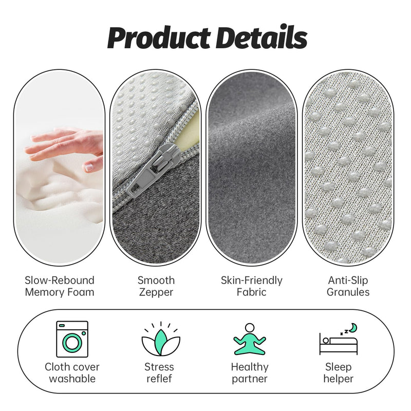 [Australia] - Face Down Pillow with Face Cradle Pad, Massage Headrest for Bed, BBL Pillow After Surgery Post Eye Surgery Vitrectomy Recovery - Comfortable Support for Faster Healing & Pain Relief 