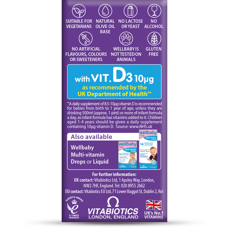 Wellbaby 30 ml Vitamin D Drops
