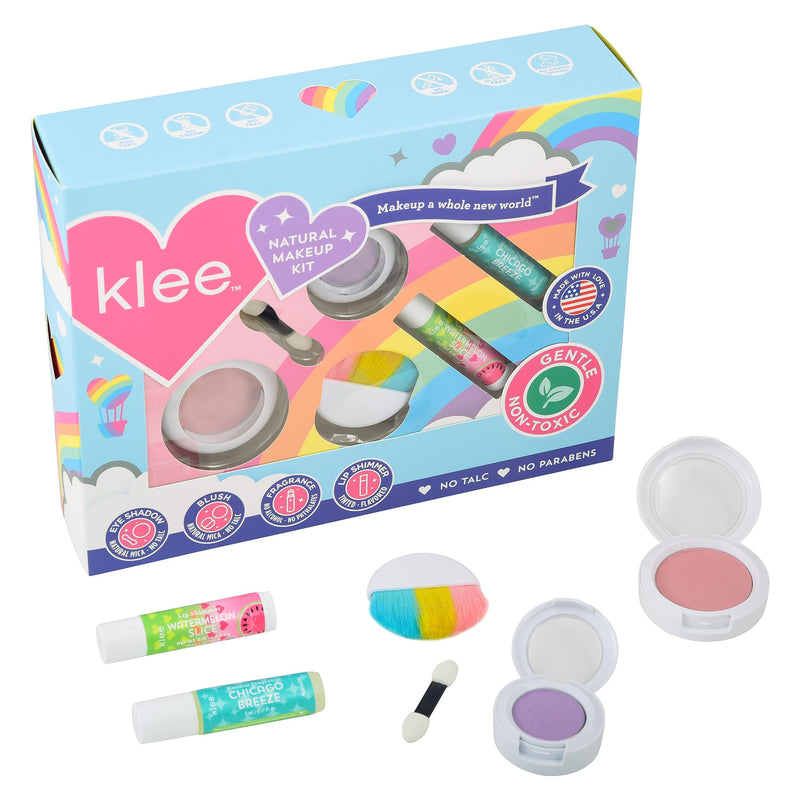[Australia] - Klee Naturals Mineral Makeup Kit. Gentle and Non-Toxic. Kid-Friendly. Made in USA. (Sun Comes Out) Sun Comes Out 