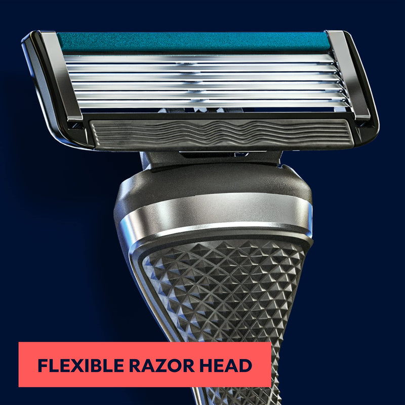 [Australia] - Dollar Shave Club 8 Count 6 Blade Razor Refills with Built-in Trimmer - Not Compatible with Heritage/Executive Razors 8 Count (Pack of 1) Cartridges 