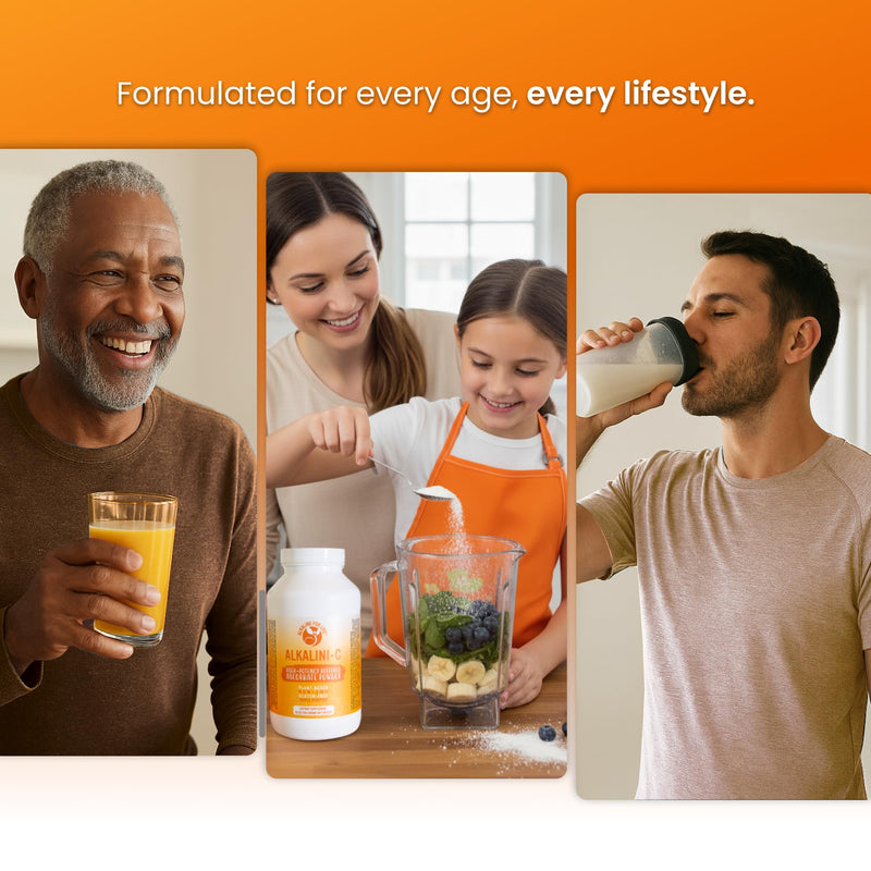 Alkaline for Life Buffered Vitamin C Powder, Corn-Free, L-Ascorbate | 1,584 Mg L-Ascorbate Per Half-Teaspoon; With Potassium, Calcium, Magnesium, Zinc; Non-Acidic, Gentle; Vegan 8 Ounce (Pack of 1)
