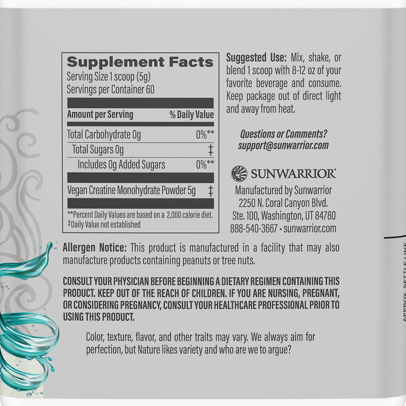 [Australia] - Creatine Monohydrate Powder Micronized PreWorkout Recovery Supplement | Support Muscle Building Strength Training Cognition | Vegan & Keto Friendly Easily Mixes (60 Serving) Unflavored Active Creatine 60 Servings (Pack of 1) 